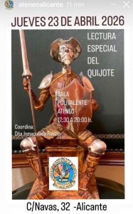Lee más sobre el artículo Lectura del Quijote